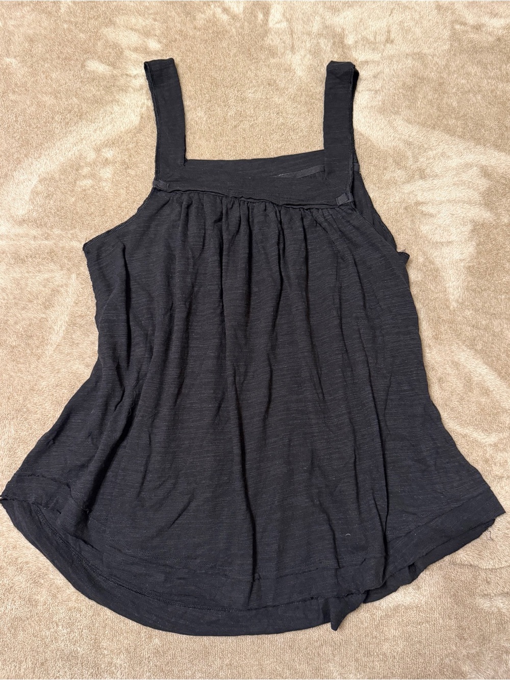 Free People Black Tank Top Size L